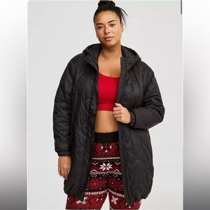 Torrid Nylon Lightweight Puffer Jacket